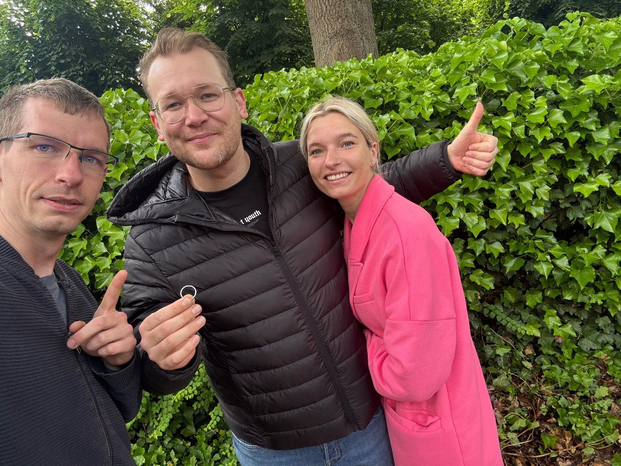 Ring in Bremen aus Efeuhecke geborgen 💍